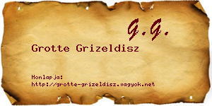Grotte Grizeldisz névjegykártya